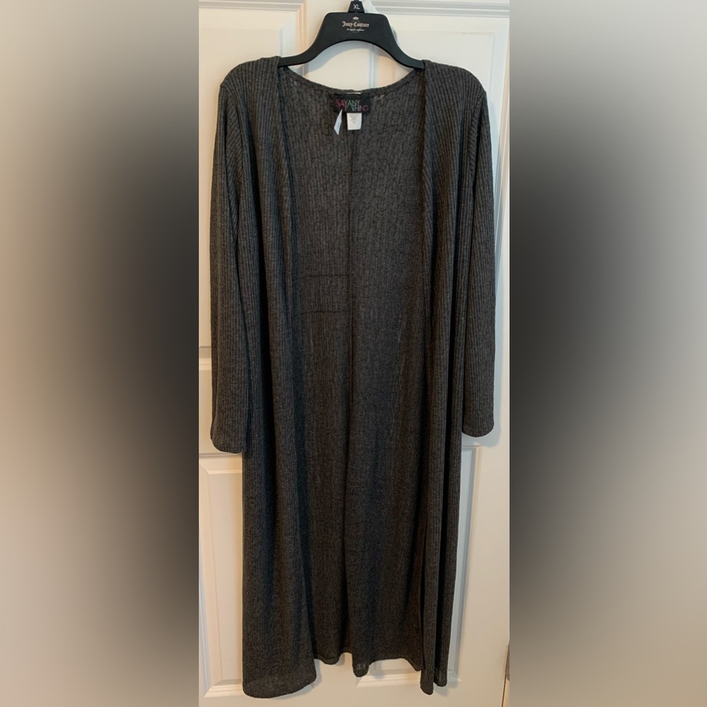✨New✨| Size: 1X | Dark Gray | Long duster